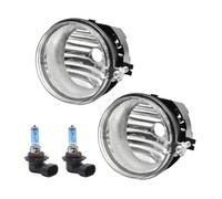 Lhdktee Fog Lamps For Jeep For Grand For Cherokee 2005 2006 2007 2008 2009 2010 2 Pieces Car Front Fog Light Assembly H10 9005 Halogen Bulb Warm White Fog Lights(100W)
