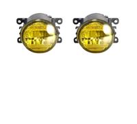 Lhdktee Fog Lights For Peugeot For Partner For Tepee 2012-2022 2X Passenger + Driver LED Fog Light Assembly 6000LM Daytime Running Lamp DRL(JZ Lemon Yellow)