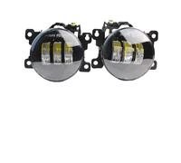 Lhdktee Fog Lights For Suzuki For Jimny 1998-2017 30W H11 Adjustable Front Fog Daytime Running Lamp DRL 2 Pieces 90MM Round Angel Eye LED Light(White)