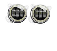 Lhdktee Fog Lights For VW For Transporter T5 2003-2009 2 X Car Right + Left LED Fog Light 9006 Angel Eye DRL Daytime Running Lamp(Yellow and Red)