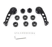 Lhdktee for Chrysler Classic Car 2Piece Car Interior Manual Door Window Winder Riser Handle Crank Replacement Truck Car Window Handle(Black)