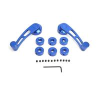 Lhdktee for Classic Car 2Piece Alloy Window Handle Riser Light Weight Long Service Life Safe Durable Beautiful Appearance Winder Crank Car Window Handle(Blue)