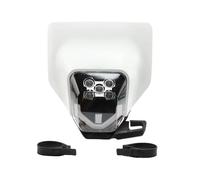 Lhdktee Motorcycle Spotlight For TE FE TX FC 250 300 350 501 2017 2018 2019 Motorcycle Headlight Plate(White)