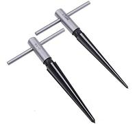 Lheng 1/8"-1/2" 3-13mm And 5mm - 16mm Bridge Pin Hole Hand Held Reamer T Handle Tapered 6 Fluted Chamfer Reaming Woodworker Cutting Tool