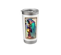 L'hermite (The Hermit) Tarot Inspired Art Stainless Steel Insulated Tumbler