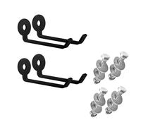 LHERUT Squat Rack Barbell Holder, 4pcs Hook Attachments - Power Rack Storage Accessories, Resistance Band Holder