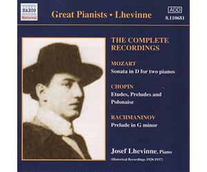 Lhevinne, Josef - Josef Lhevinne - The Complete Recordings