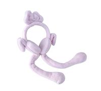 LHEZXS Earmuffs Cute Moving Earmuffs For Women For Winter Cold Protection Earmuffs For Students To Keep Warm-Light Pink