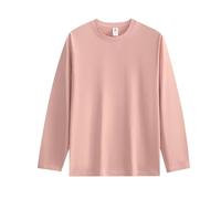 LHEZXS Hoodie,Sweatshirt Men'S Spring And Autumn All-Match Loose Solid Color Long-Sleeved Cotton T-Shirt-No.7-3Xl