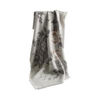 LHEZXS scarves and shawls Autumn And Winter Printed Warm Scarf Imitation Cashmere Tassel Shawl-No.7