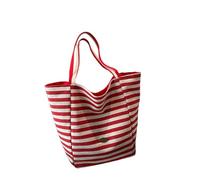 LHEZXS Shoulder bag,Handbag,Underarm bag Large Capacity Casual Striped Shoulder Bag Handbag Reversible Bag