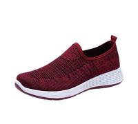 LHEZXS Women's Mesh Flat Mules Breathable Mesh Shoes Summer Slip-On Shoes Shallow Mouth Soft Bottom Flat Shoes-No.7-38