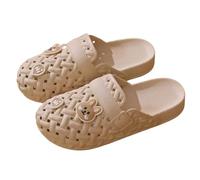 LHEZXS Women's Sandals Bath Slippers With Holes Women Lightweight Slide Sandals Holes Non-Slip,Soft Sole Indoor Outdoor Slippers-No.19-37