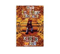 LHFIER Kanye Poster West The College Dropout Posters Canvas Print Aesthetic Wall Art Modern Home Decor for Bedroom Living Room16x24inch(40x60cm) Unframe-style
