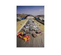 LHFIER Racing Retro Car Posters Canvas Print Aesthetic Wall Art Modern Home Decor for Bedroom Living Room12x18inch(30x45cm) Unframe-style