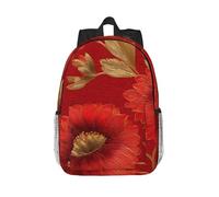 LHFIOHIRG (Red paper) Adjustable Backpack for Boys Girls School Bookbag Travel Daypack Lightweight Laptop Backpack for Adults Teens