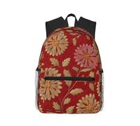 LHFIOHIRG (Red paper) Casual Backpack School Bag Travel Daypack for Students Boys Girls Lightweight Backpack for Daily Outdoor