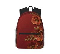 LHFIOHIRG (Red paper) Casual Backpack School Bag Travel Daypack for Students Boys Girls Lightweight Backpack for Daily Outdoor