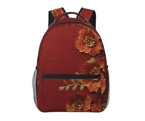 LHFIOHIRG Red paper Laptop Backpack Large Capacity School Travel Daypack for Boys, Girls, Teens and Adults, Casual Outdoor Bag