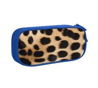 LHFIOHIRG (Rough Leopard Print) Large Capacity Pencil Case Double Layer Pen Bag Zipper Stationery Organizer Makeup Pouch for School Office Travel
