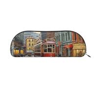LHFIOHIRG (San Francisco) Portable Pencil Case with Zipper Stylish Pen Bag Stationery Pouch Cosmetic Bag Coin Storage for School Office