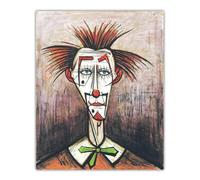 LHHJF LJHFA Bernard Buffet Abstract Poster《Sad Clown》Wall Art Bernard Buffet Canvas Painting And Prints Home Living Room Decor Picture 50x70cm No Frame