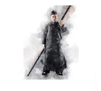 LHHJF LJHFA Chinese Kung Fu Master Poster Ip Man Donnie Yen Wall Art Wing Chun Master Canvas Painting And Prints For Home Decor Picture 50x70cm No Frame
