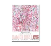 LHHJF LJHFA Damien Hirst Abstract Poster Cherry Blossoms Canvas Painting Damien Hirst Wall Art And Prints Living Room Home Decor Picture 50x70cmx1 No Frame