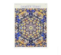 LHHJF LJHFA Damien Hirst Poster Butterfly Pattern Abstract Painting Damien Hirst Canvas Wall Art And Prints Home Living Room Decor Picture 50x70cm No Frame