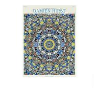 LHHJF LJHFA Damien Hirst Poster Butterfly Pattern Abstract Painting Damien Hirst Canvas Wall Art Damien Hirst Prints For Home Decor Picture 50x70cm No Frame