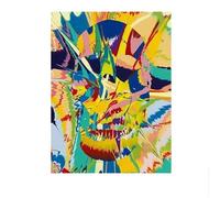 LHHJF LJHFA Damien Hirst Poster Colorful Abstract Canvas Painting Damien Hirst Wall Art Damien Hirst Prints For Modern Home Decor Pictures 50x70cm No Frame