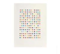 LHHJF LJHFA Damien Hirst Poster Colorful Polka Dots Damien Hirst Canvas Painting Modern Wall Art Damien Hirst Prints For Home Decor Picture 50x70cm No Frame