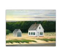 LHHJF LJHFA Famous Edward Hopper Realistic Master Poster Retro Canvas Painting Edward Hopper Wall Art And Prints Home Decor Picture 40x60cm No Frame
