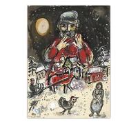 LHHJF LJHFA Famous Marc Chagall Posters Surrealism Abstract Wall Art Marc Chagall Canvas Painting And Prints Home Decor Pictures 50x70cmx1 No Frame