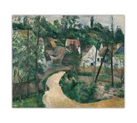 LHHJF LJHFA Famous Paul Cezanne Poster《A Turn in the Road》Wall Art Paul Cezanne Canvas Painting And Prints Modern Home Decor Picture 60x70cmx1 No Frame
