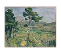 LHHJF LJHFA Famous Paul Cezanne Vintage Poster《Mount Sainte》Wall Art Paul Cezanne Canvas Painting And Prints Nordic Home Decor Picture 50x70cm No Frame