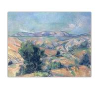 LHHJF LJHFA Famous Paul Cezanne Vintage Poster《Mount Sainte》Wall Art Paul Cezanne Canvas Painting And Prints Nordic Home Decor Picture 50x70cm No Frame