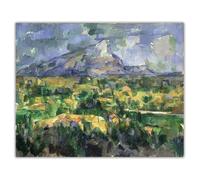 LHHJF LJHFA Famous Paul Cezanne Vintage Poster Mountain Landscape Wall Art Paul Cezanne Canvas Painting And Prints Home Decor Picture 50x70cmx1 No Frame
