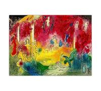 LHHJF LJHFA Marc Chagall Impressionist Poster Retro Wall Art Marc Chagall Canvas Painting And Prints For Home Living Room Decor Picture 50x70cm No Frame
