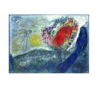 LHHJF LJHFA Marc Chagall Impressionist Poster Retro Wall Art Marc Chagall Canvas Painting And Prints For Home Living Room Decor Picture 50x70cm No Frame