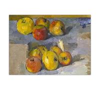 LHHJF LJHFA Paul Cezanne Retro Poster Still life With Fruit Wall Art Paul Cezanne Canvas Painting And Prints Nordic Home Decor Picture 50x70cmx1 No Frame