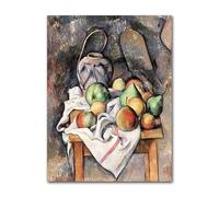LHHJF LJHFA Vintage Paul Cezanne Poster Fruit Still Life Wall Art Paul Cezanne Canvas Painting And Prints Nordic Home Decor Wall Picture 50x70cm No Frame