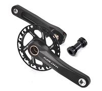 LHHL 110/127/140/150/155/160mm Children's Folding Bicycle Crank Arm Set 28T 30T 32T 34T 36T Narrow Wide Chainring Support 7/8/9/10/11/12 Speed With BB