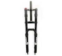 LHHL 26/27.5/29 Inch Travel 130mm MTB Air Suspension Fork 1-1/8" Straight Tube QR 9mm Double Shoulder Manual Lockout Ultralight Mountain Bike Front Forks (Color : Black, Size : 29 inch)