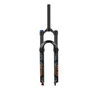 LHHL 29inch Air Suspension Fork 28.6mm Straight Tube Mountain Bike Forks QR 9mm Disc Brake Rebound Adjustment Manual/Remote Lockout 100mm Travel for MTB Road Bicycle(Black,Manual)