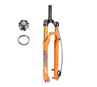 LHHL Air Fork for Mountain Bike 28.6mm Straight Tube MTB Suspension Bicycle Front Forks QR 9mm Rebound Adjustment Manual/Remote Lockout 120mm Travel Disc Brake Version(Remote,27.5inch)