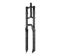 LHHL Front Fork for Mountain Bike Double Shoulder 1-1/8" Straight Tube QR 9 * 100mm Disc Brake Air Suspension Forks Manual Lockout 150mm Travel for MTB Road Bicycle(29inch)