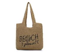 LHHMZ Women Straw Beach Bag, Summer Woven Shoulder Handbag, Large Beach Tote Bag for Summer Vacation Travel