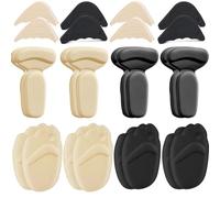 LHHXX33 12 Pairs Heel Insoles for Women Shoe Fillers for Too Big Shoes, Women's Heel Pads, Toe Inserts for Shoes, Too Big Blisters, Relieve Pain, 12 Pairs Heel Caps