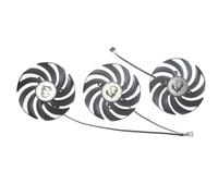 LHHYGSA Graphics card fan PLD09210B12HH DC12V 0.40A 4Pin for MSI for GeForce for RTX 3060 for Ti for 3070 for 3080 for 3090 for GAMING X for TRIO Easy to replace(Set)
